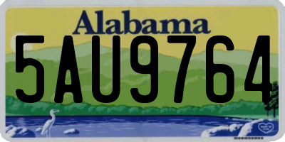 AL license plate 5AU9764