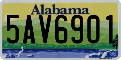 AL license plate 5AV6901
