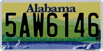 AL license plate 5AW6146