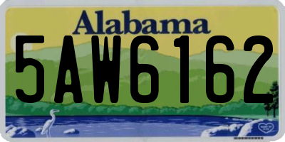 AL license plate 5AW6162