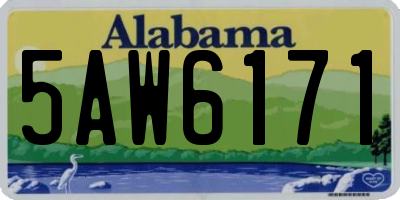 AL license plate 5AW6171