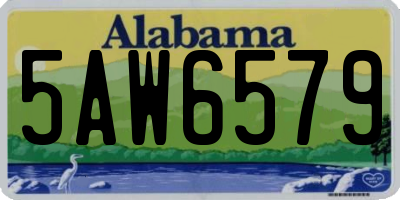 AL license plate 5AW6579
