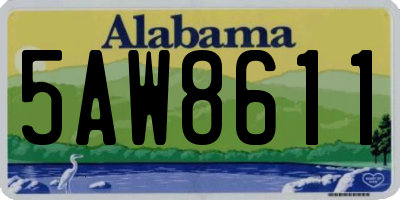 AL license plate 5AW8611