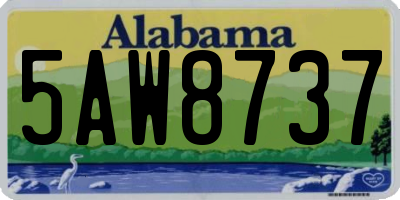 AL license plate 5AW8737