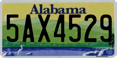 AL license plate 5AX4529