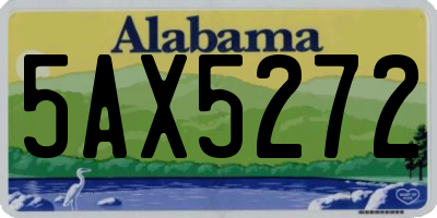 AL license plate 5AX5272