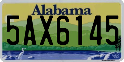 AL license plate 5AX6145
