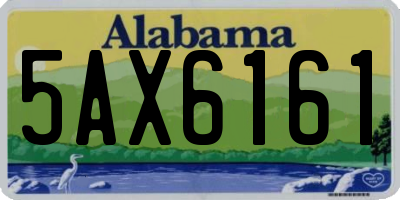 AL license plate 5AX6161