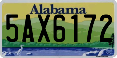 AL license plate 5AX6172