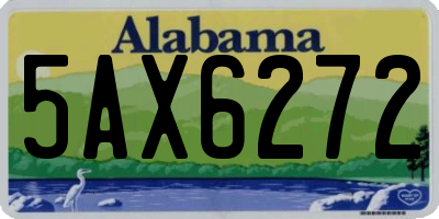 AL license plate 5AX6272