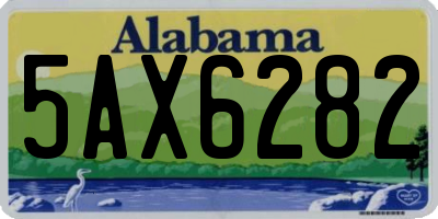 AL license plate 5AX6282