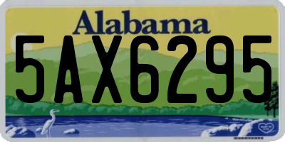 AL license plate 5AX6295