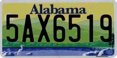 AL license plate 5AX6519