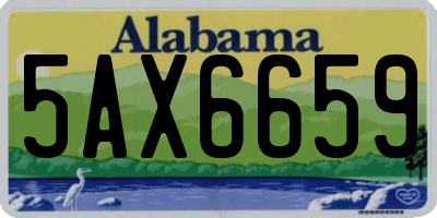 AL license plate 5AX6659