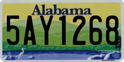 AL license plate 5AY1268