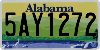 AL license plate 5AY1272