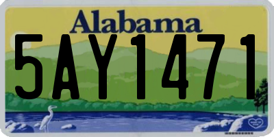 AL license plate 5AY1471