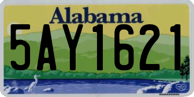 AL license plate 5AY1621