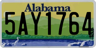 AL license plate 5AY1764