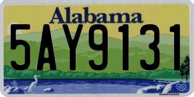 AL license plate 5AY9131