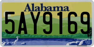 AL license plate 5AY9169