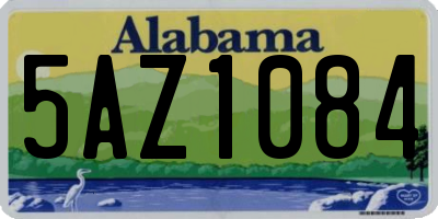 AL license plate 5AZ1084