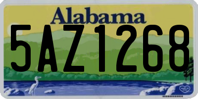AL license plate 5AZ1268
