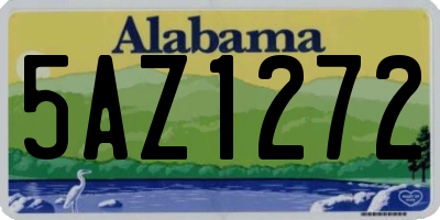 AL license plate 5AZ1272