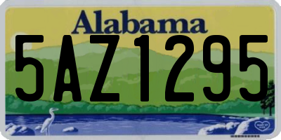 AL license plate 5AZ1295