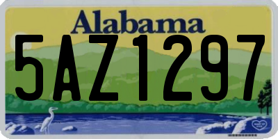 AL license plate 5AZ1297