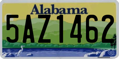 AL license plate 5AZ1462