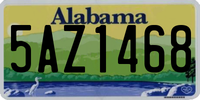 AL license plate 5AZ1468