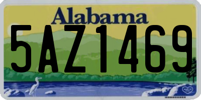 AL license plate 5AZ1469