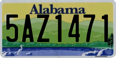 AL license plate 5AZ1471
