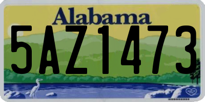 AL license plate 5AZ1473