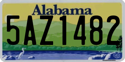 AL license plate 5AZ1482