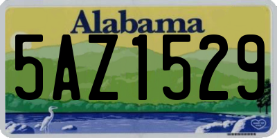 AL license plate 5AZ1529
