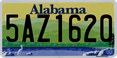 AL license plate 5AZ1620