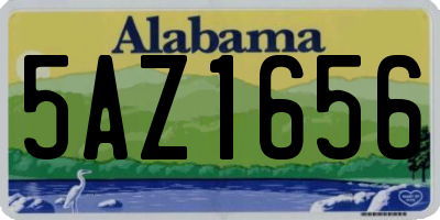 AL license plate 5AZ1656