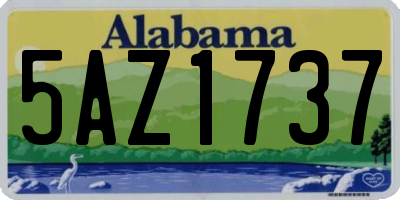 AL license plate 5AZ1737