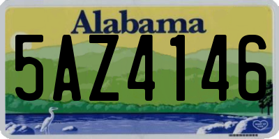 AL license plate 5AZ4146
