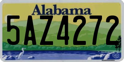 AL license plate 5AZ4272