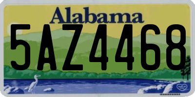 AL license plate 5AZ4468