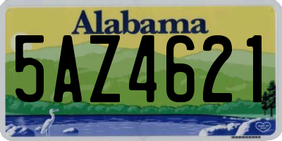 AL license plate 5AZ4621
