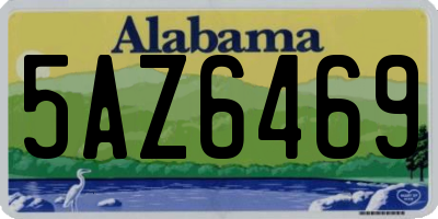 AL license plate 5AZ6469