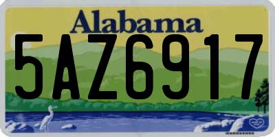 AL license plate 5AZ6917