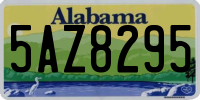 AL license plate 5AZ8295