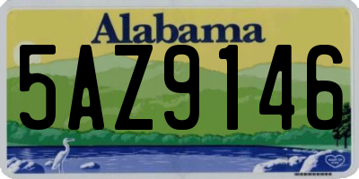 AL license plate 5AZ9146