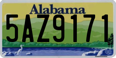 AL license plate 5AZ9171
