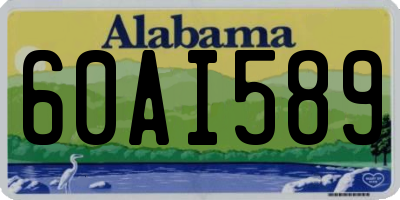AL license plate 60AI589